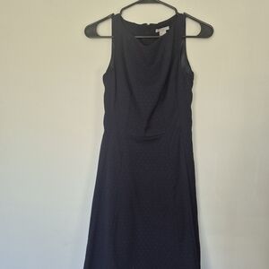 H&M Elegant Navy Midi Dress